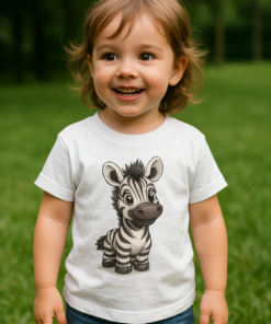 Футболка Дитяча з принтом “Зебра”