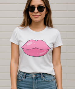 Футболка жіноча з принтом “Lips”