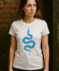 Футболка жіноча з принтом “Змія”