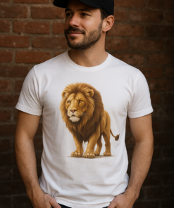 Футболка чоловіча з принтом “Лев”