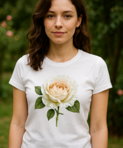 Футболка жіноча з принтом “Троянда”