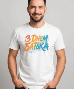 Футболка чоловіча «З Днем Батька»