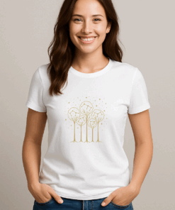 Футболка жіноча «Небесний ліс»