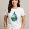 Футболка жіноча «Крапля світу»