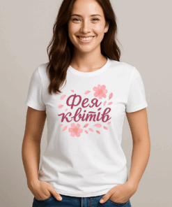 Футболка жіноча «Фея квітів»