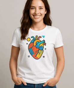 Футболка жіноча «Серце»