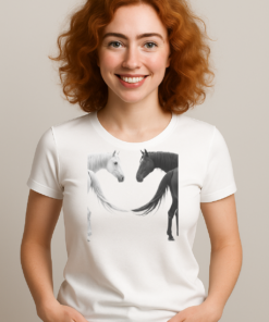 Футболка жіноча «Коні»